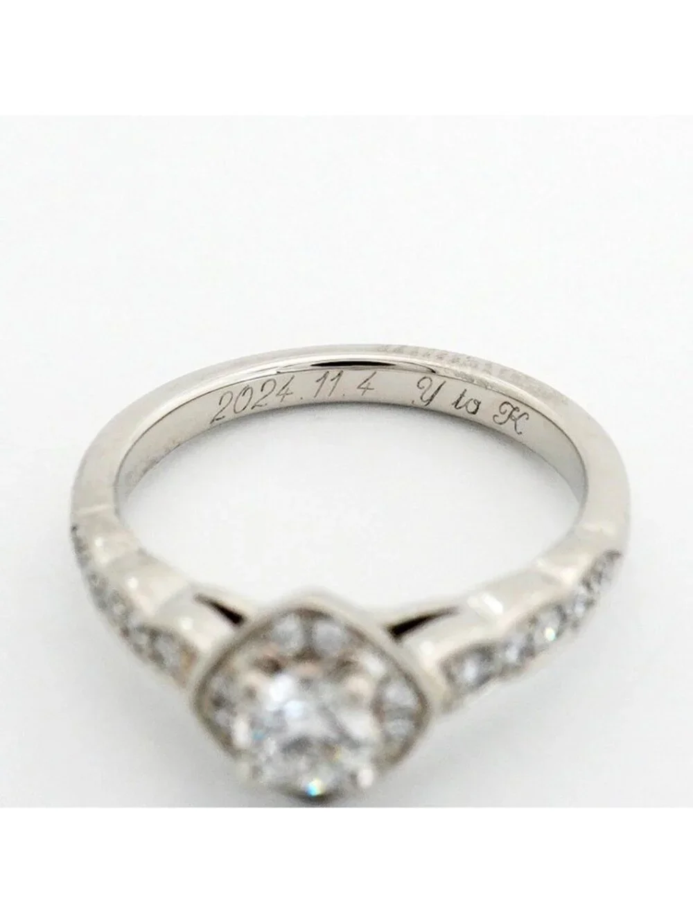 Chanel Ring Coco Crush Engagement Platinum Diamond